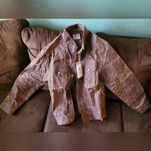 Waxed Canvas Trucker Jacket